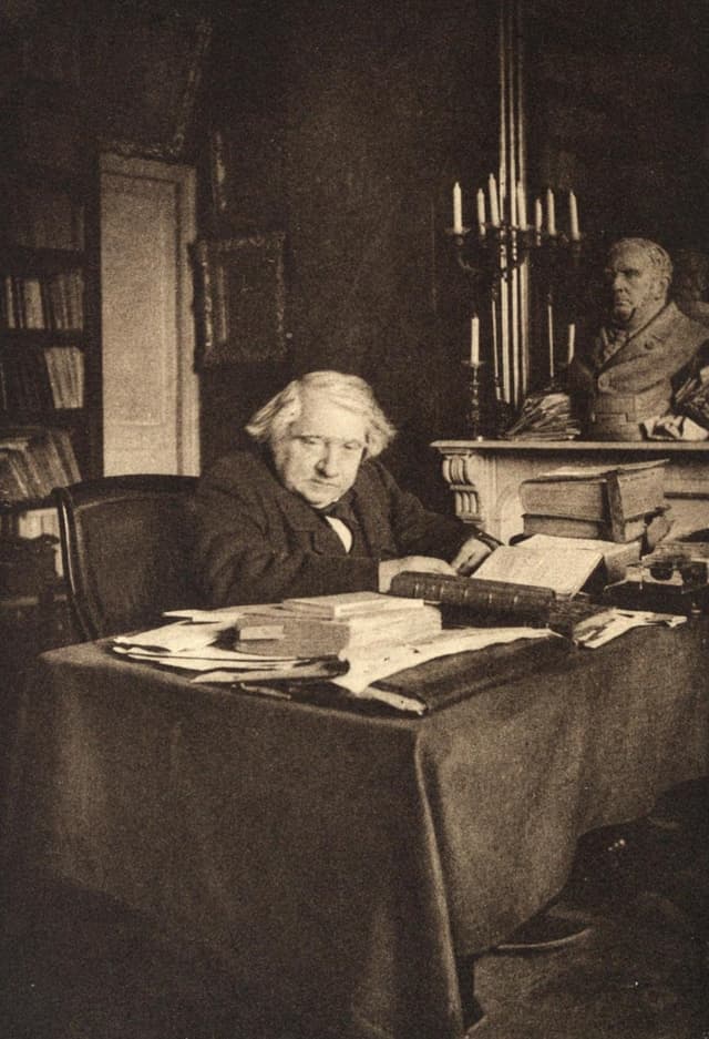 Renan (1823-1892) v svojej pracovni. Foto: wikimedia