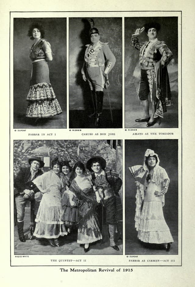 Carmen v Met v roku 1915. Foto: wikimedia